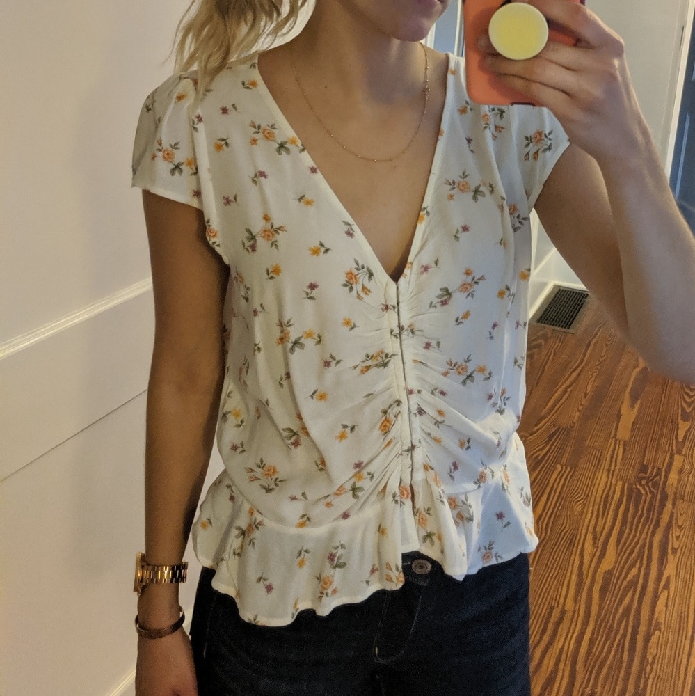 American eagle crop shirt